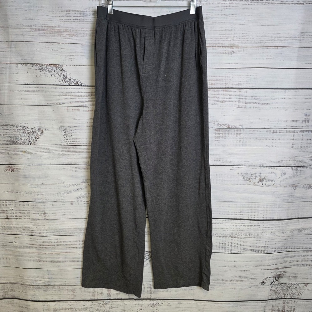 Quince‎ Women's Dream Lounge Oversized Pajama Pant Heather Charcoal Gray Large
